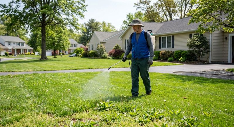 Lawn Weed Spraying in Rockwall, TX