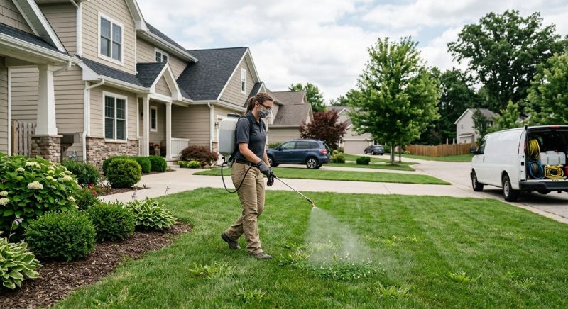 Lawn Spraying in Rockwall, TX